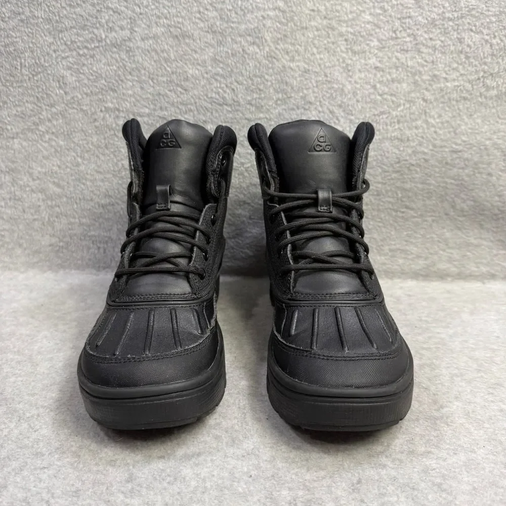 Nike ACG Boots Kids Size 5Y Woodside 2 High GS Black Winter Snow Shoe 524872-004